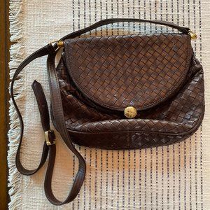Cosci Brown Leather Italian Crossbody